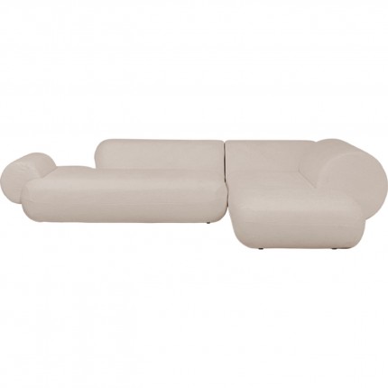 Canapé d'angle Soft beige droite Kare Design