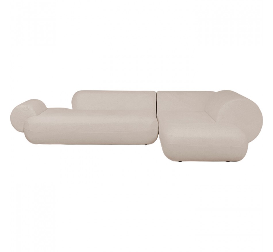 Corner Sofa Soft beige right Kare Design