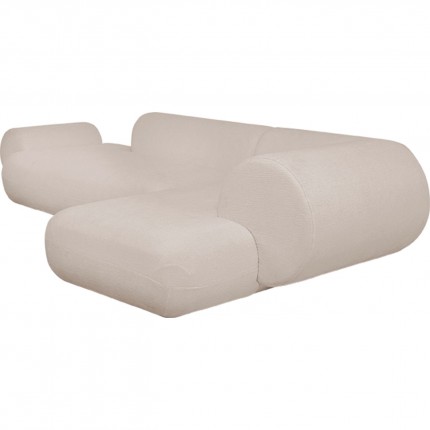 Canapé d'angle Soft beige droite Kare Design