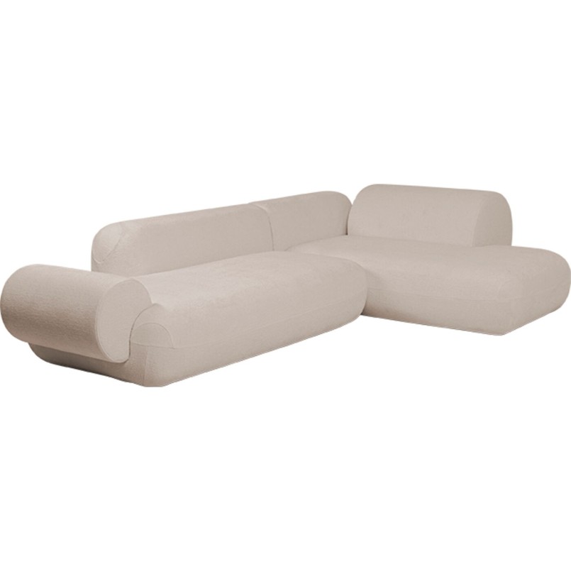 Beige Right-Angle Sofa - Soft - Kare Design