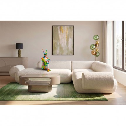 Canapé d'angle Soft beige droite Kare Design