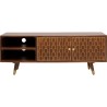 Meuble TV rétro bois et laiton - Muskat - Kare Design