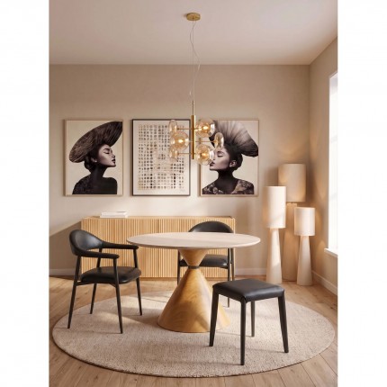 Tabouret Monza noir Kare Design