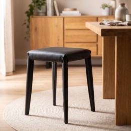 Stool Monza black Kare Design