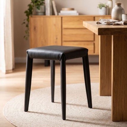 Tabouret Monza noir Kare Design