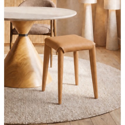 Stool Monza light brown Kare Design