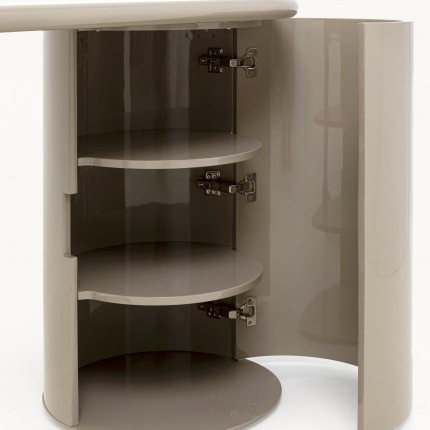 Desk Groove taupe 120x50cm Kare Design