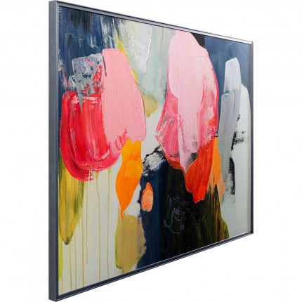 Tableau Frame Abstract High Gloss 160x120cm rose Kare Design