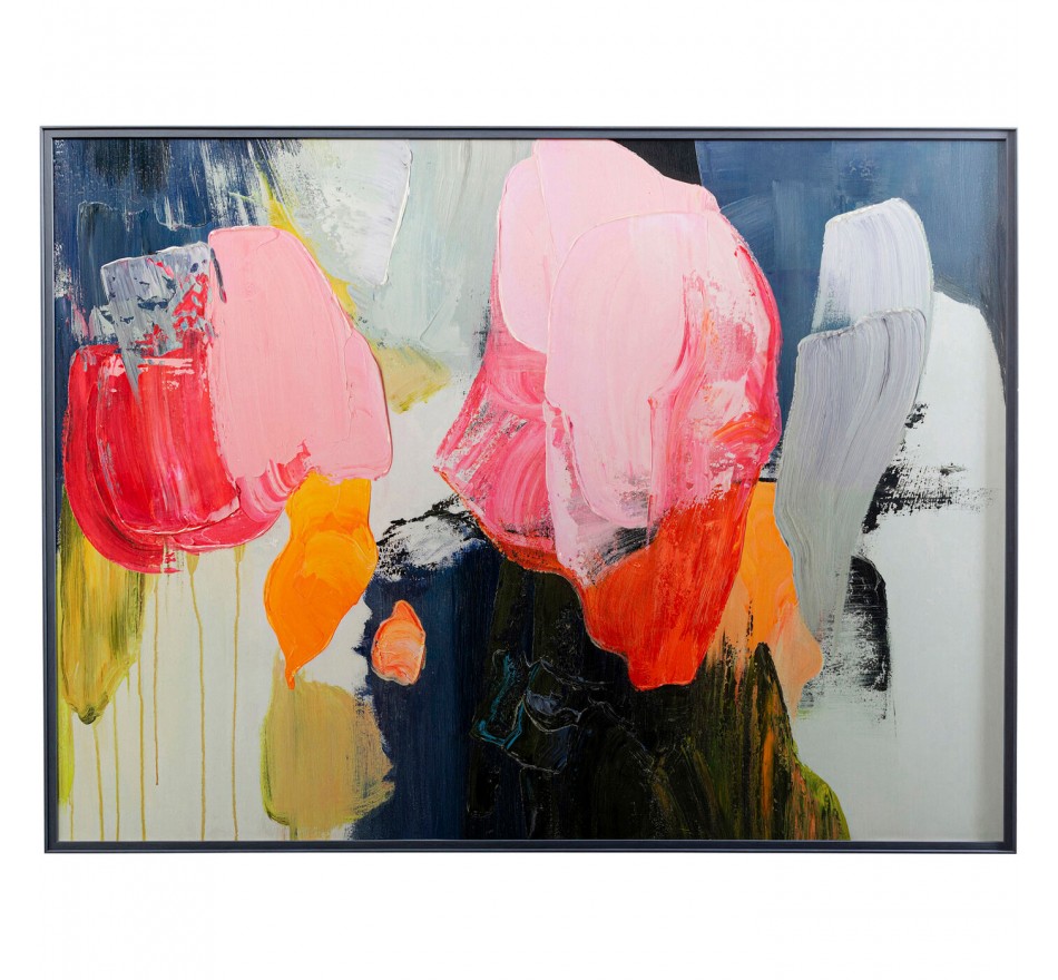Tableau Frame Abstract High Gloss 160x120cm rose Kare Design