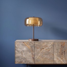 Lampe en verre et acier - Shield - Kare Design