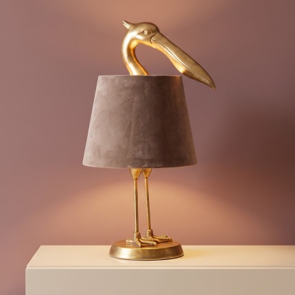 Table Lamp pelican gold Kare Design