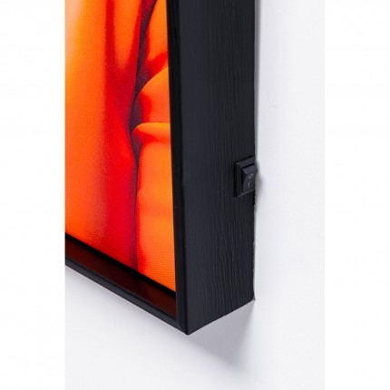 Framed Picture LED sunglasses oranges 50x70cm Kare Design