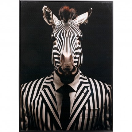 Canvas Picture mister zebra 50x70cm Kare design