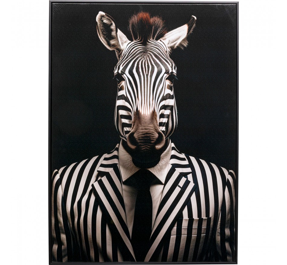 Canvas Picture mister zebra 50x70cm Kare design