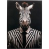 Tableau zèbre en costume - Kare Design