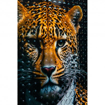 Tableau monsieur léopard 50x70cm Kare Design