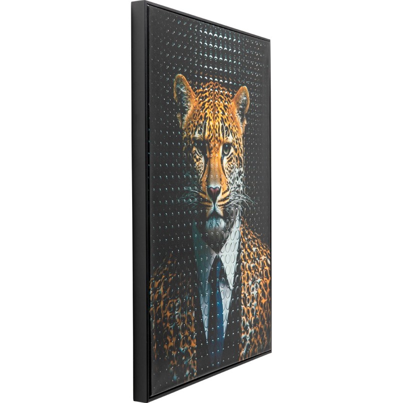 Canvas Picture mister leopard 50x70cm Kare Design