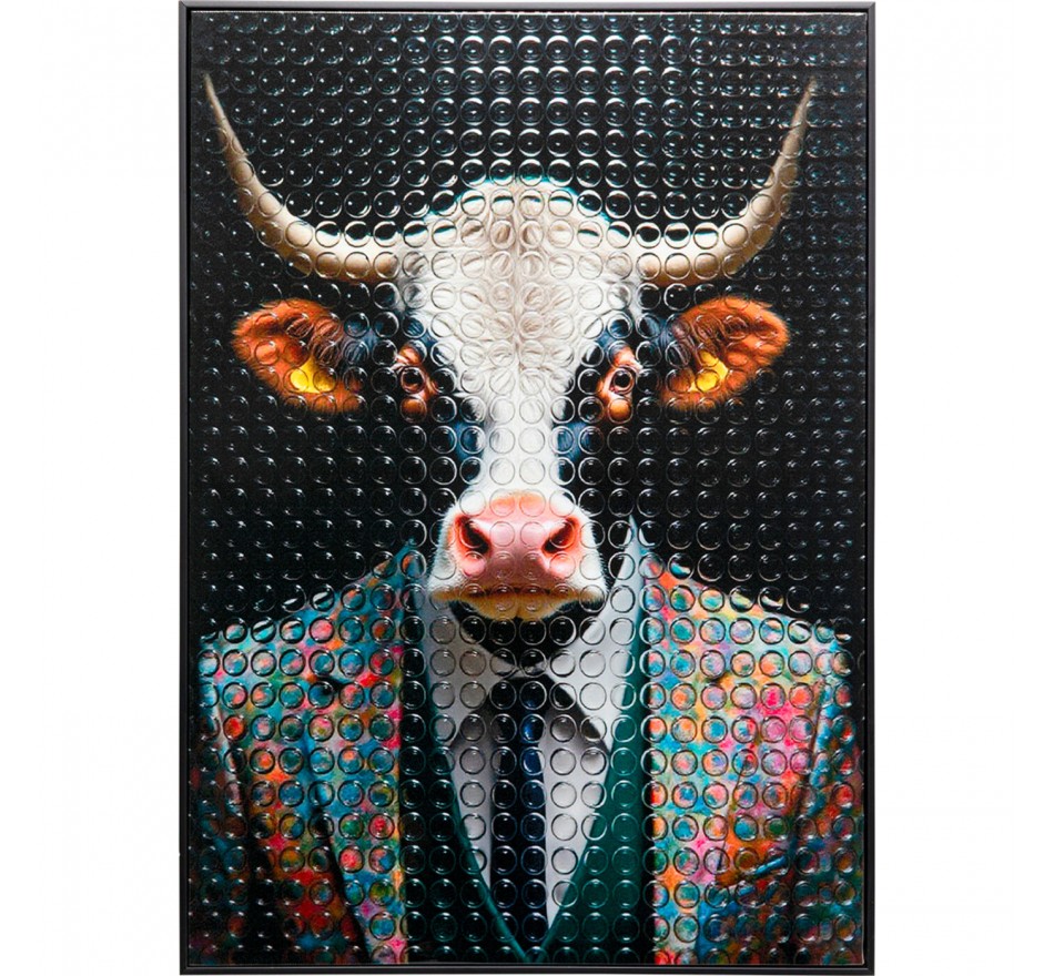 Canvas Picture mister bull 50x70cm Kare Design