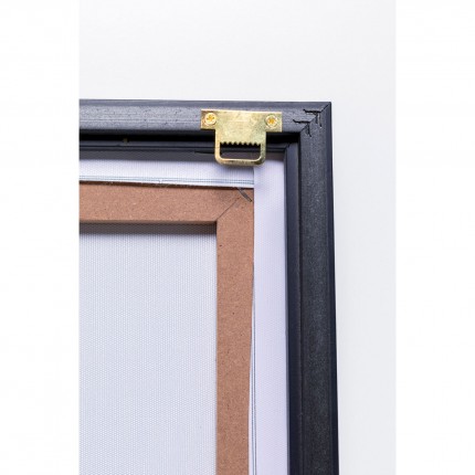 Tableau monsieur autruche 45x60cm Kare Design