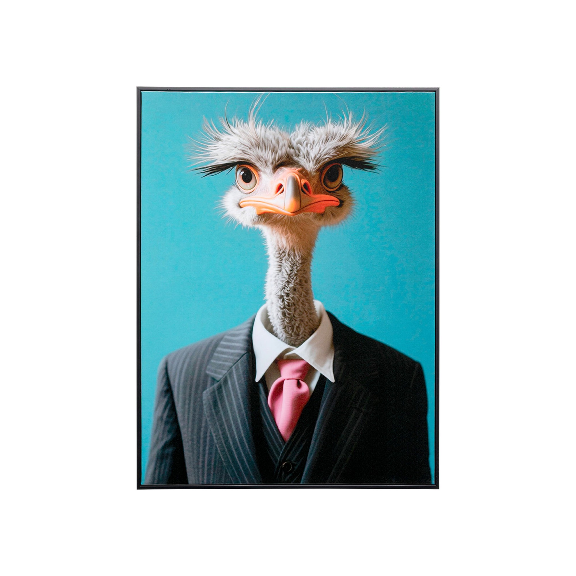 Canvas Picture mister ostrich 45x60cm Kare Design