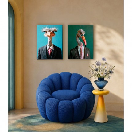 Canvas Picture mister ostrich 45x60cm Kare Design