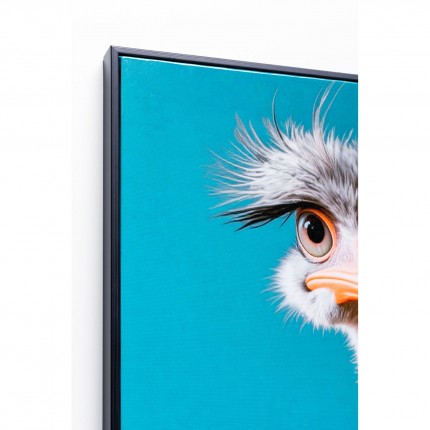 Canvas Picture mister ostrich 45x60cm Kare Design