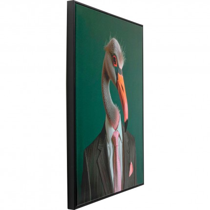Canvas Picture mister flamingo 45x60cm Kare Design