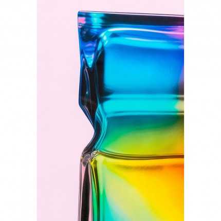 Framed Picture rainbow bottle 50x70cm pink Kare Design
