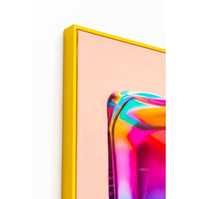 Tableau flacon en verre aux couleurs de l'arc-en-ciel - Kare Design