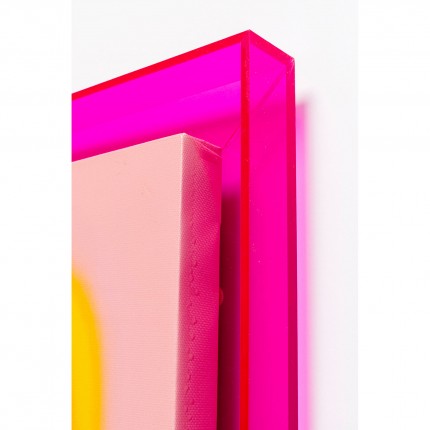 Tableau Square Shapes 60x80cm rose Kare Design
