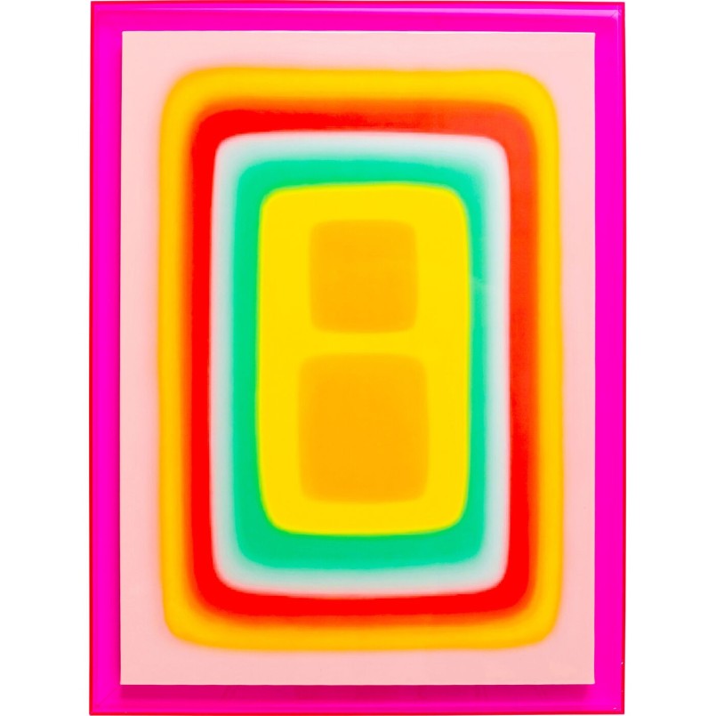 Tableau formes géométriques multicolores - Square Shapes - Kare Design