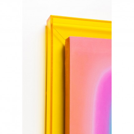 Tableau Square Shapes 60x80cm jaune Kare Design