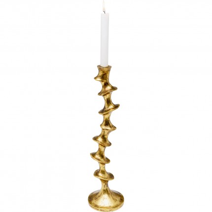 Bougeoir Plateau doré 45cm Kare Design