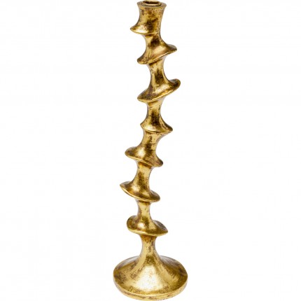 Bougeoir Plateau doré 45cm Kare Design