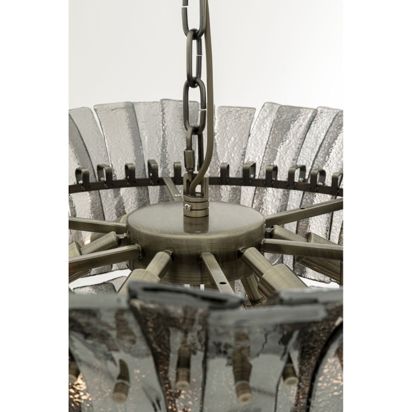 Suspension Venezia smoke Ø71cm