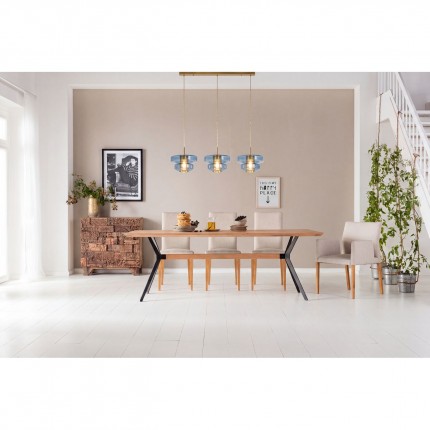 Suspension Arcadia 125cm bleue Kare Design