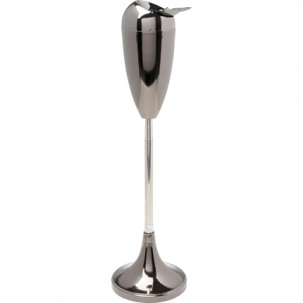 Cendrier sur pied Connect noir Kare Design