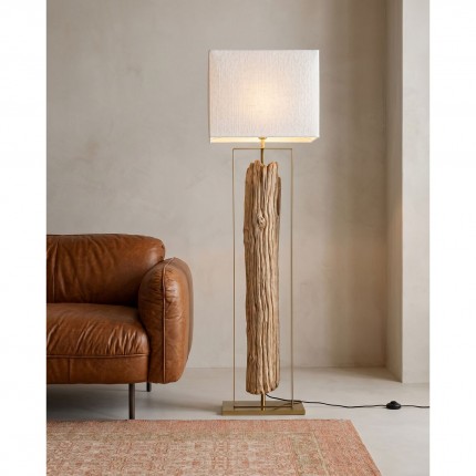 Lampadaire Nature Stem 165cm doré Kare Design