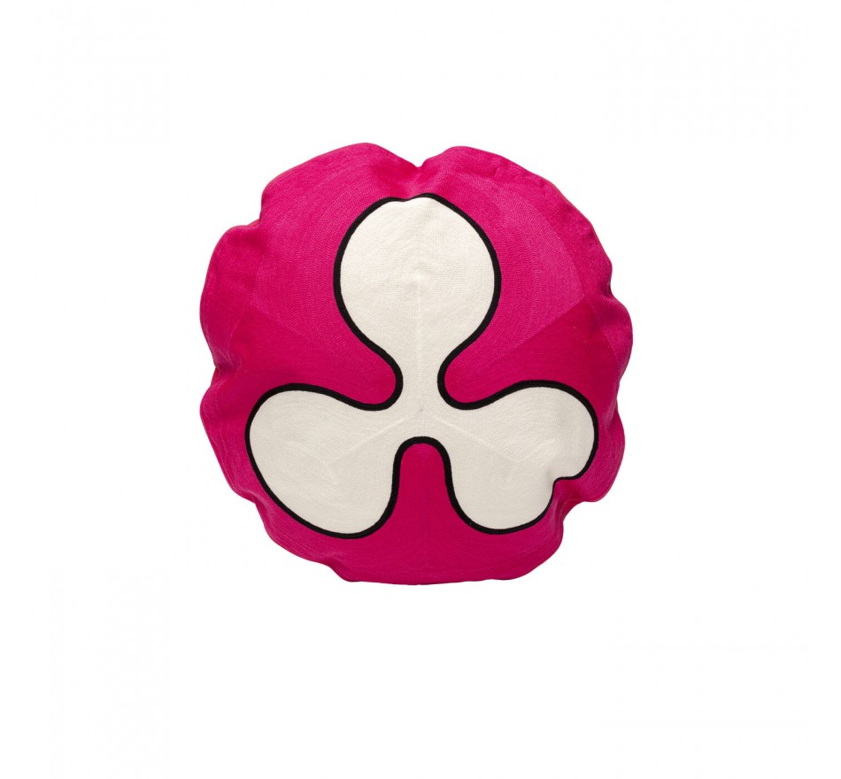 Cushion Icon flower pink and white Kare Design