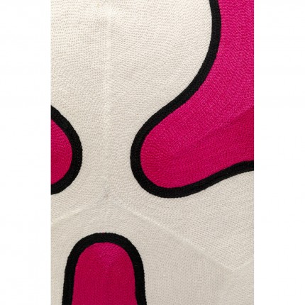 Cushion Icon flower pink and white Kare Design