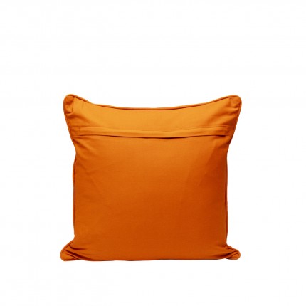 Coussin Icon croix orange et jaune Kare Design
