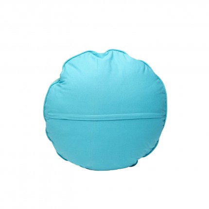 Coussin Icon croix turquoise et noir Kare Design