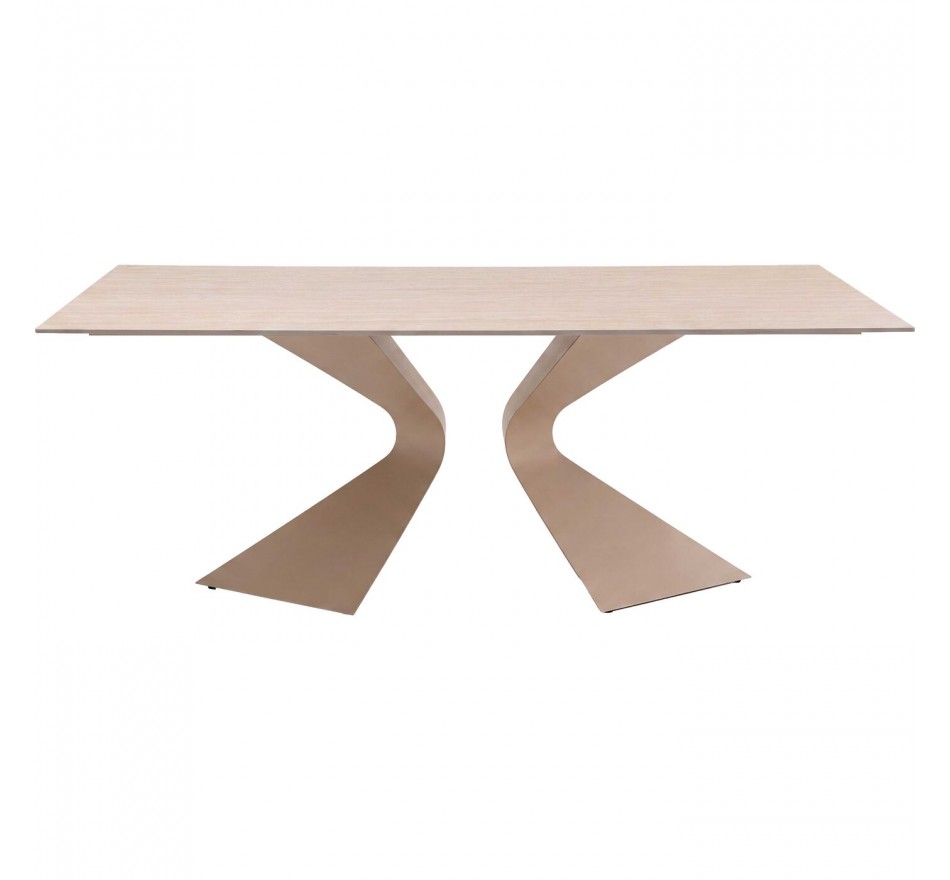 Table Gloria Travertino 200x100cm macchiato Kare Design