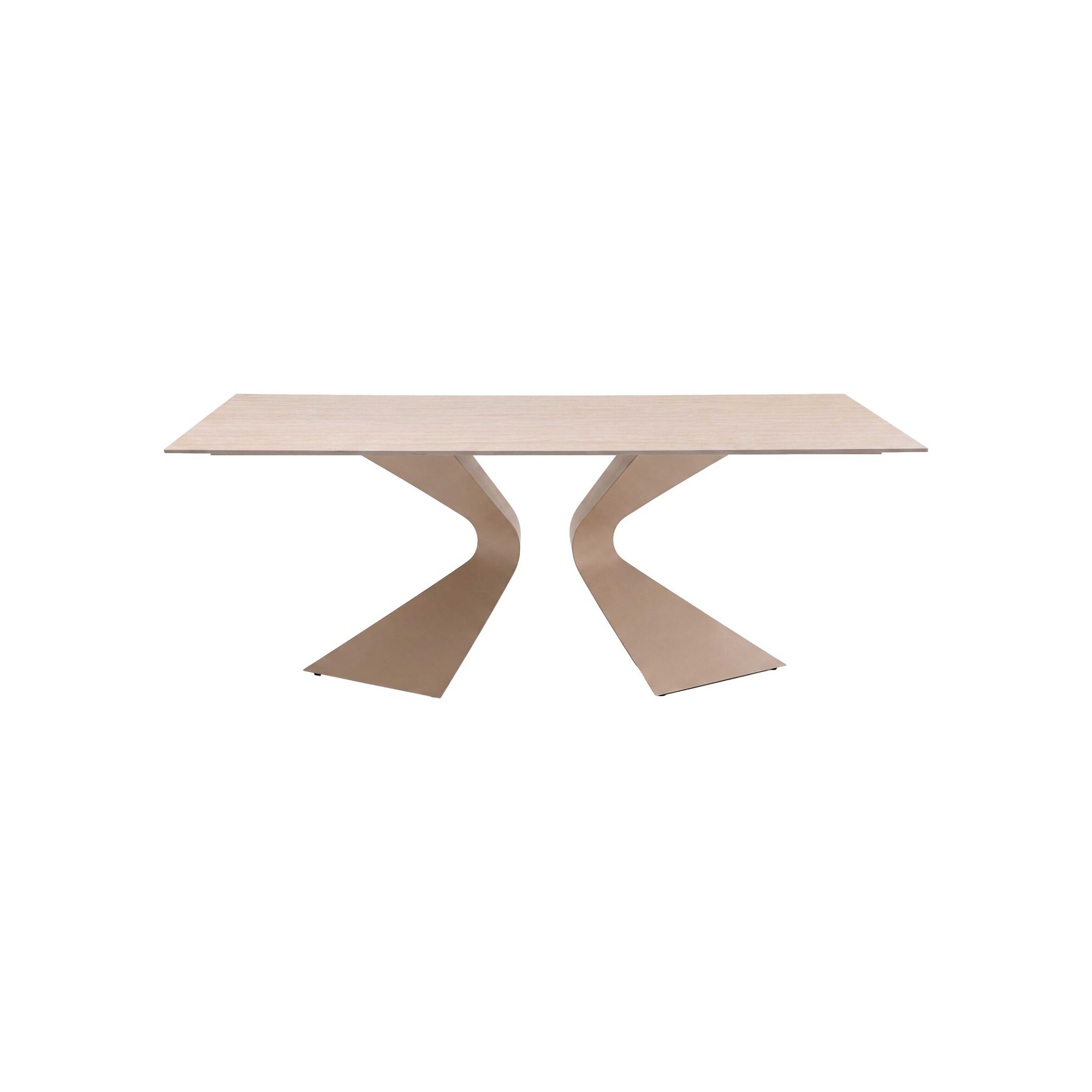 Table Gloria Travertino 200x100cm macchiato Kare Design
