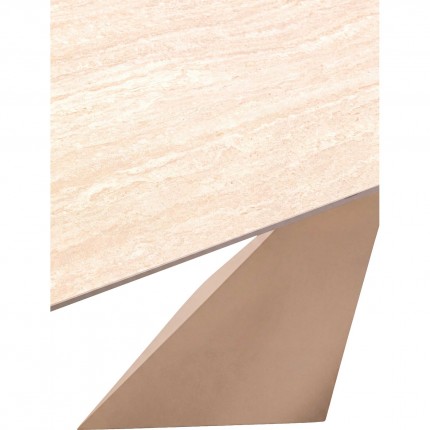 Table Gloria Travertino 200x100cm macchiato Kare Design