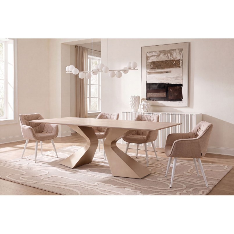 Table à manger en grès - Gloria - Kare Design