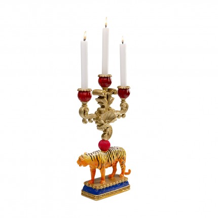 Candle Holder tiger 43cm Kare Design