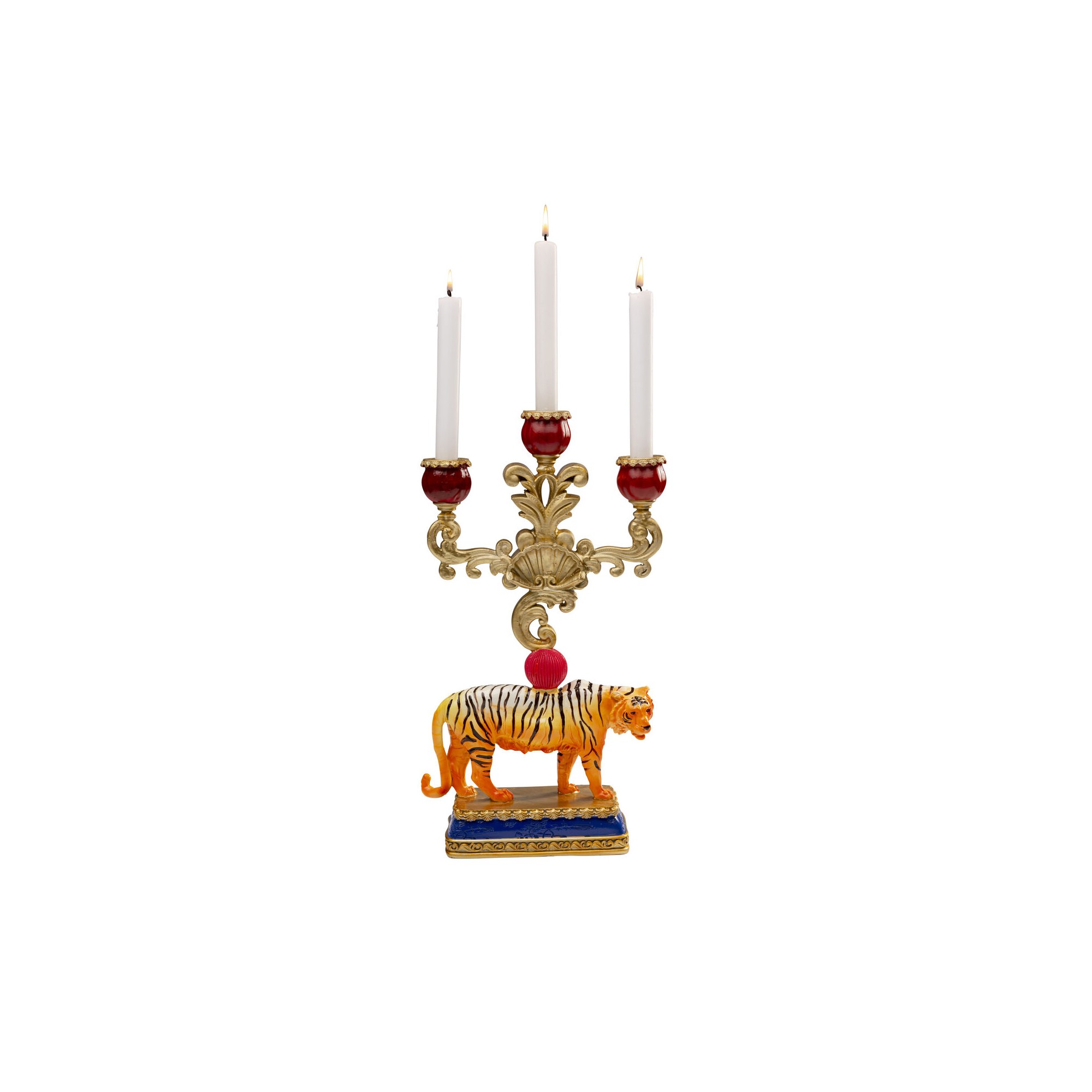Porte-bougies Tiger Tre 43cm