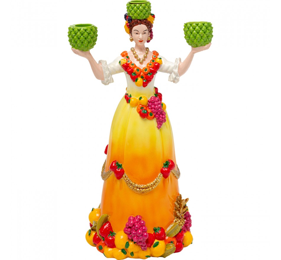 Candle Holder pineapple lady 36cm Kare Design
