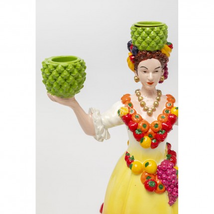 Chandelier femme ananas 36cm Kare Design